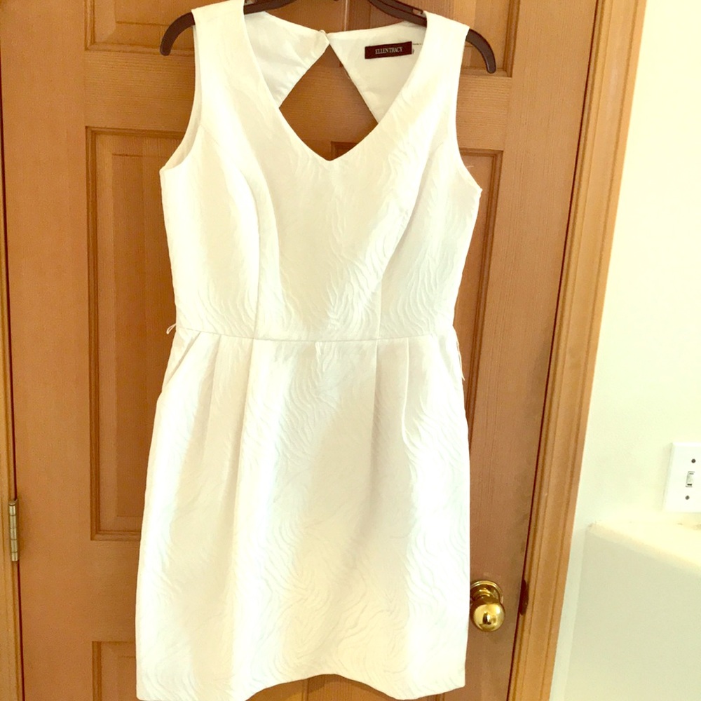 White casual dress.